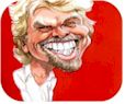 Richard Branson Caricature