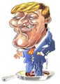 Caricature of Stephen Fry